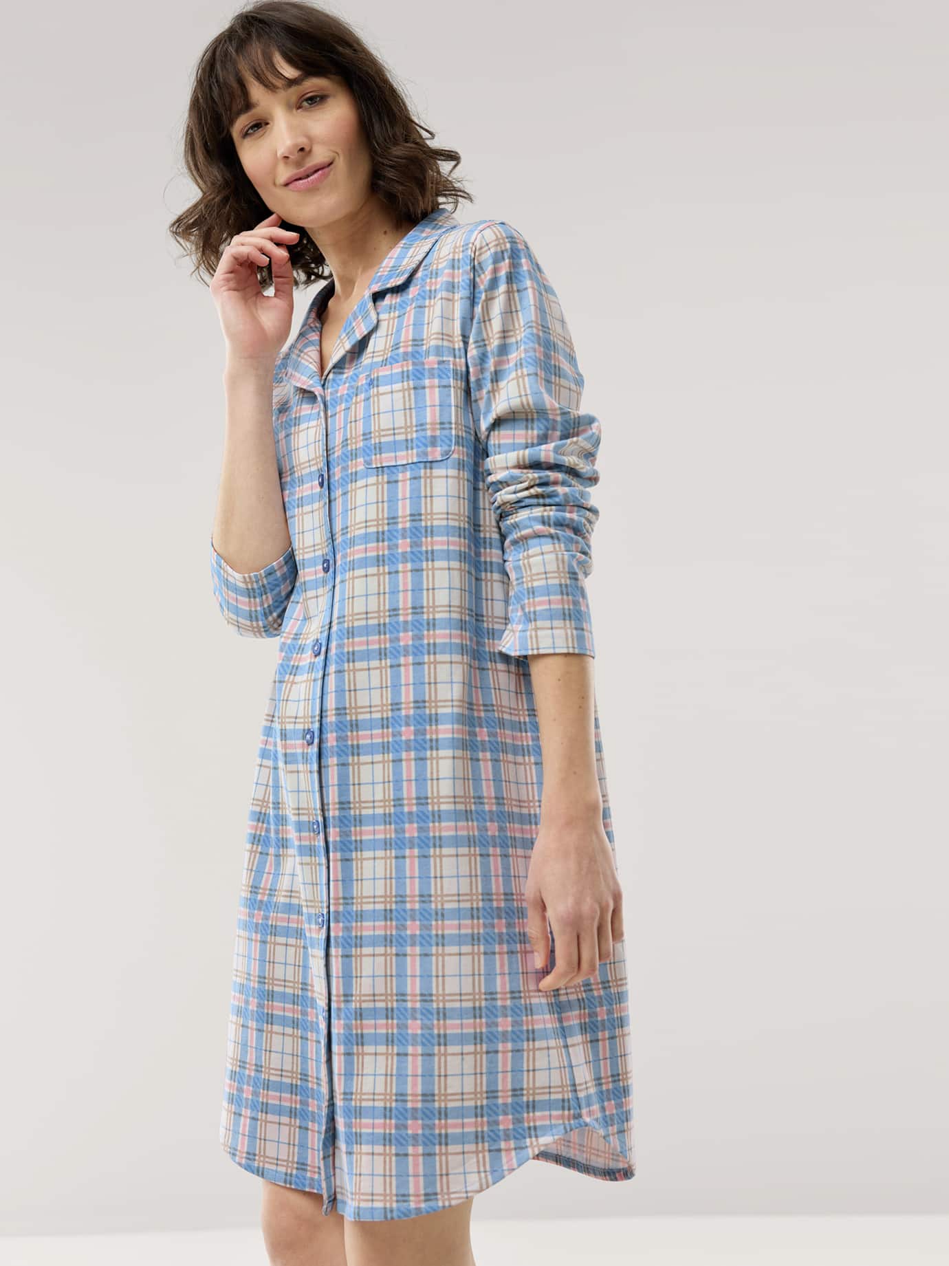 Jersey Flanell Nachthemd Image