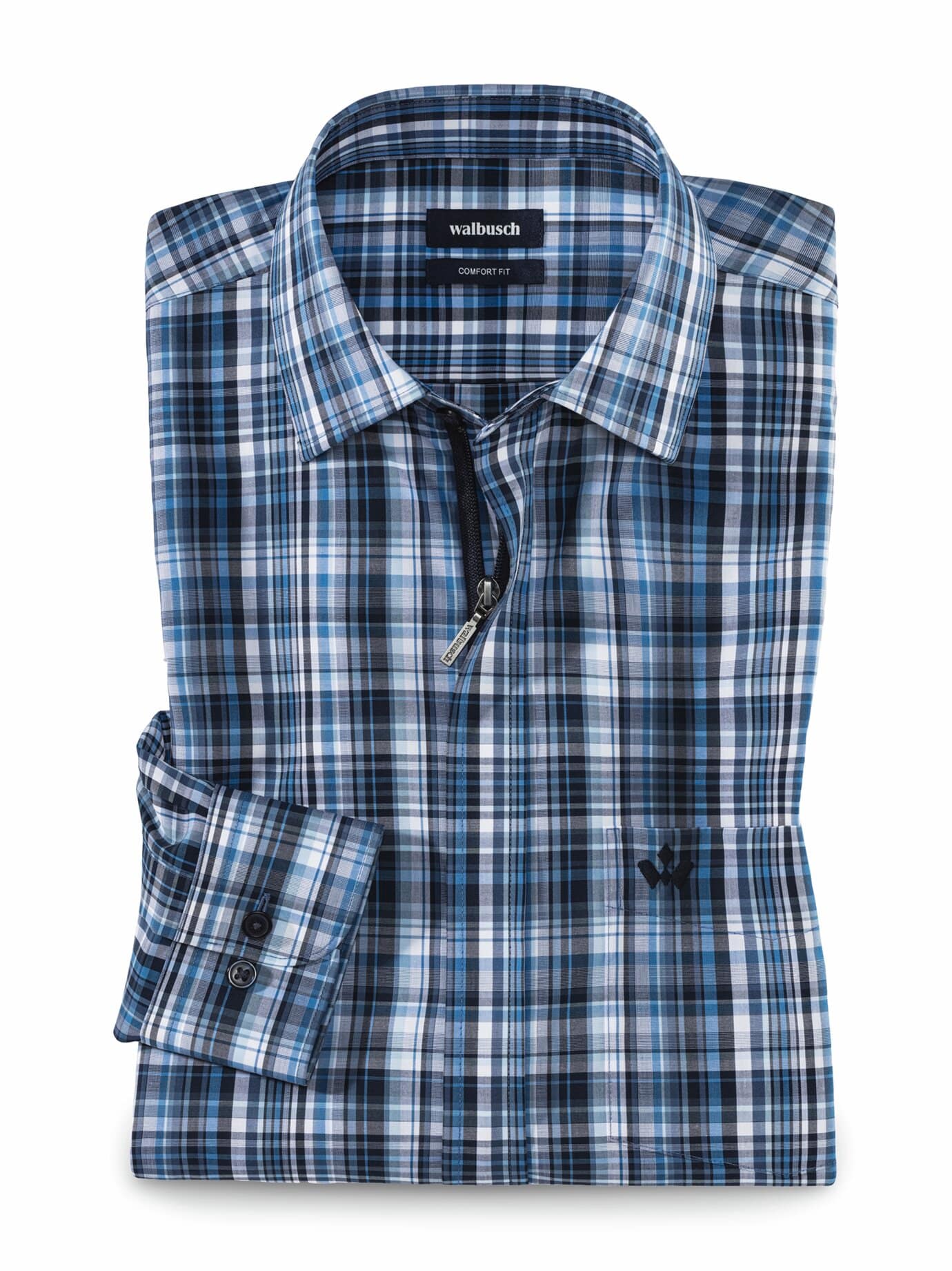 Extraglatt-Hemd Zip & Go Image