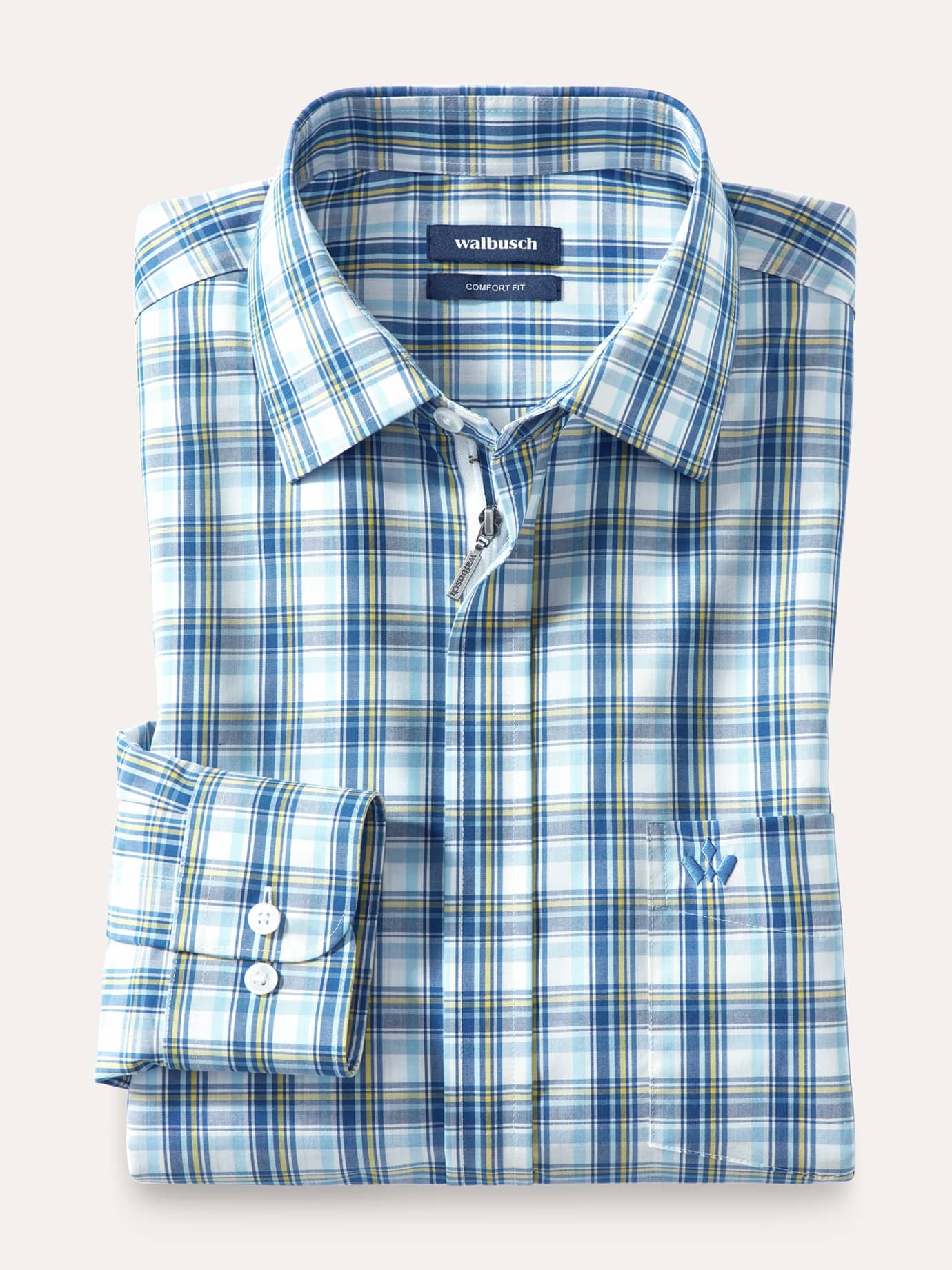 Extraglatt-Hemd Zip & Go Image