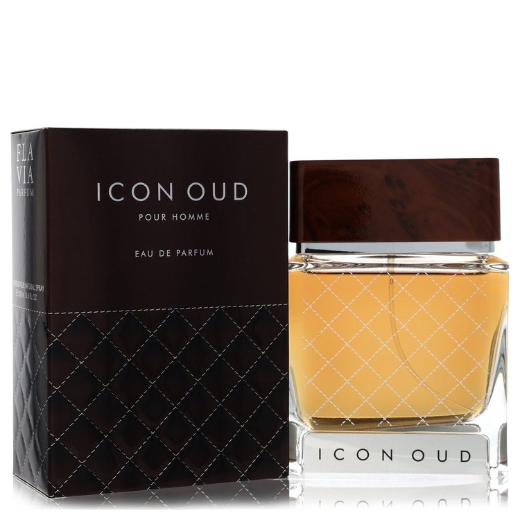 Flavia Icon Oud For Men By Flavia Eau De Parfum Spray 3.4 Oz