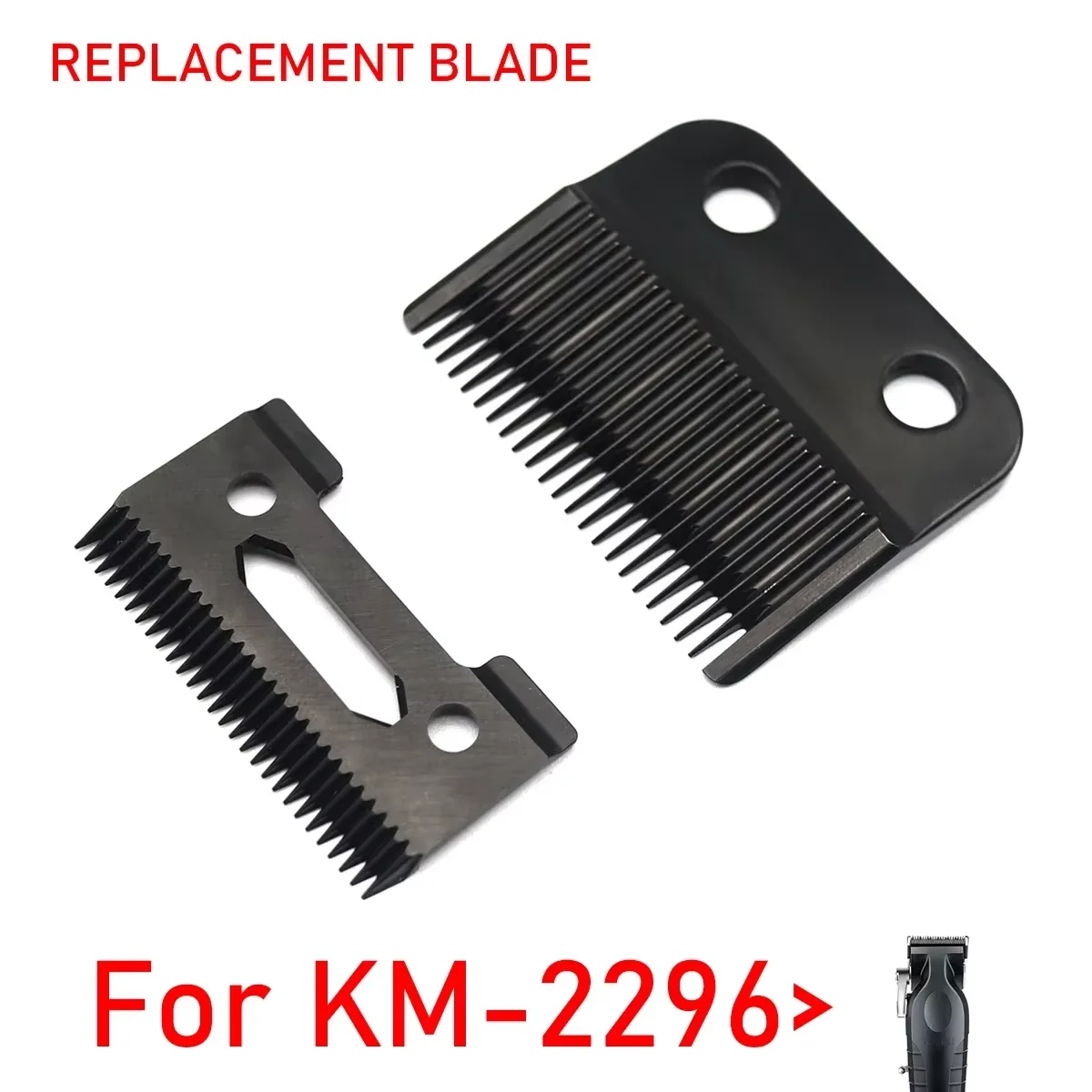 Kemei Original Ersatz DLC Klinge Haar Clipper Klingen Cutter Kopf Fit für Kemei KM-2296 Elektrische Haar Trimmer Zubehör Image