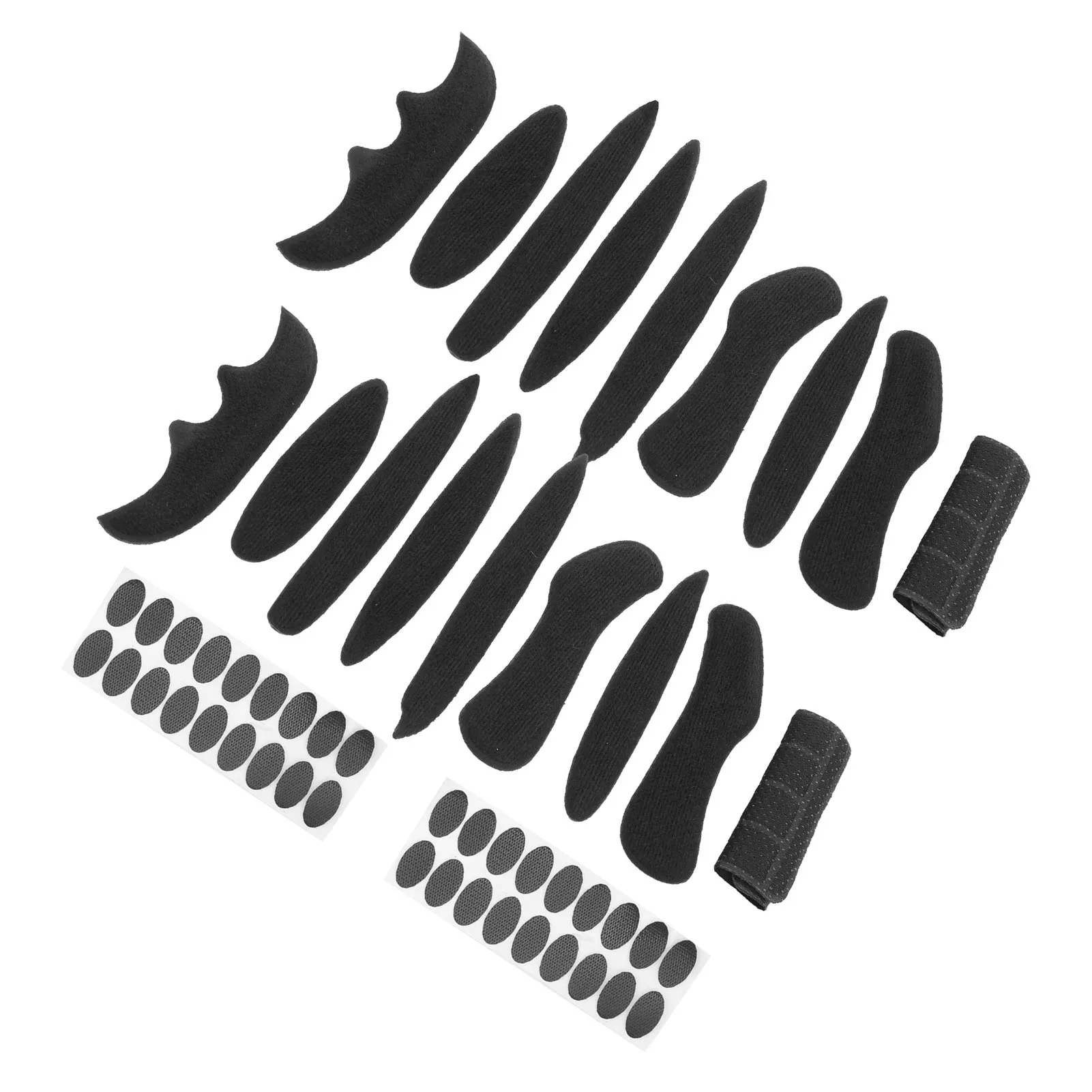 Elektro fahrrad Helm Liner 2 Set Fahrrad Elektro Fahrrad Helm Liner Futter Klett verschluss Schwamm Kombination Set Helm Zubehör Image