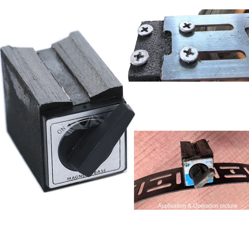 4T Con 4 fori Tipo V Alimentazione Base magnetica Quadrante Interruttore Base da tavolo magnetica Indicatore Base Magnete Sedile Tavolo Taglio filo
