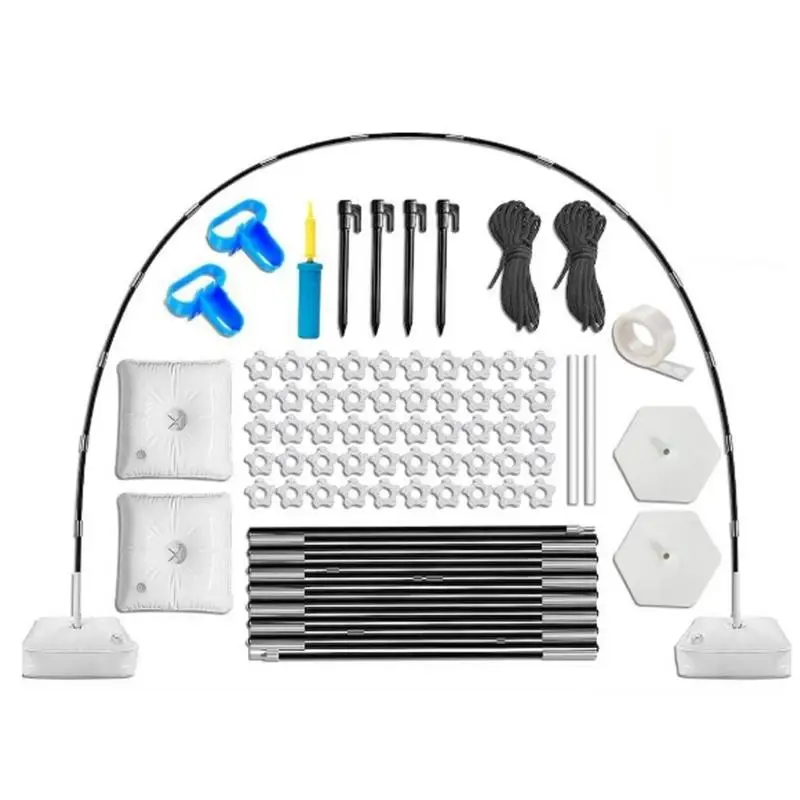 Ballonbogen höhenverstellbar Party Dekor Ballonbogen Rahmen Hintergrund Halter Halterung mit stabiler Basis für Hochzeit Geburtstag Image