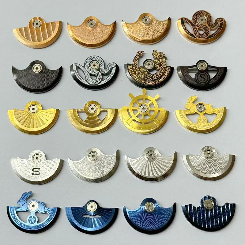 115 Stile NH35 oszillierende Gewichtsrotoren, kompatibel mit NH34 NH35 NH36 NH38 NH39 NH70 4R35 6R 7S Uhrwerke Ersatzteile Image