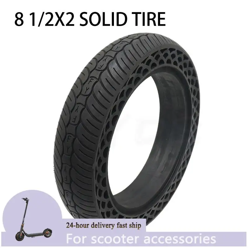 Schwarzer 8 1/2x2 Vollreifen-Rad-Innenschlauch für Xiaomi Mijia M365 Elektroroller Image