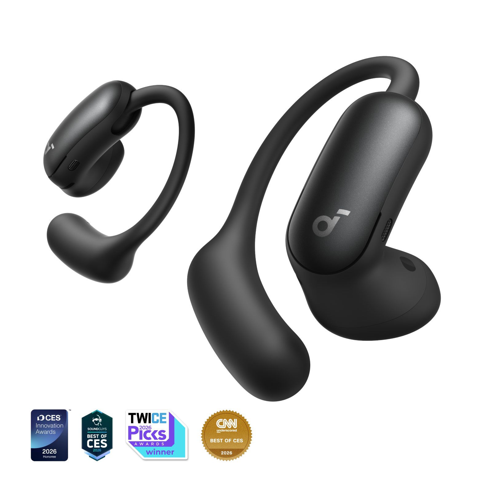 AeroFit 2 Pro | 2-in-1 Earbuds that Switch Between Open-Ear and ANC Modes