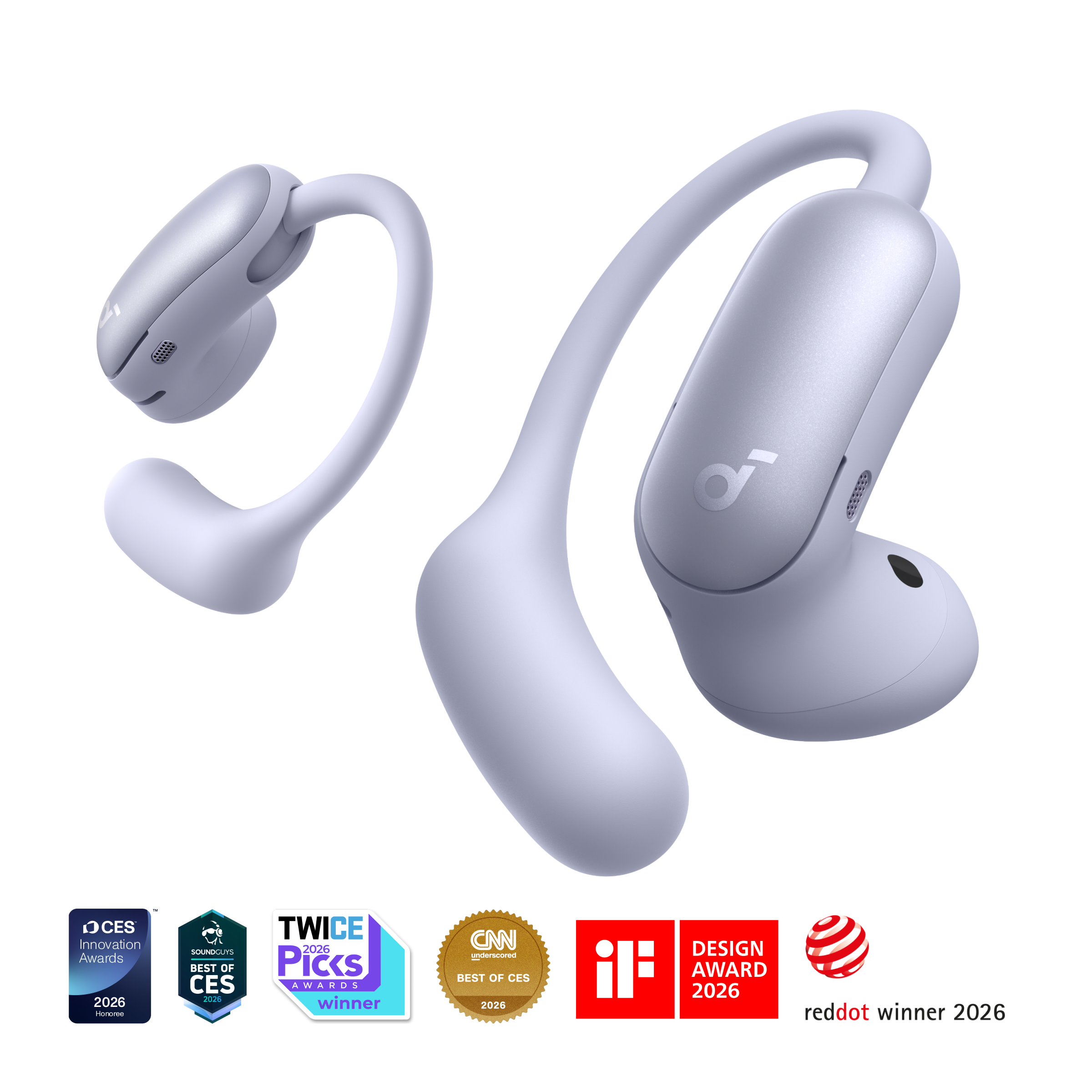 AeroFit 2 Pro | 2-in-1 Earbuds that Switch Between Open-Ear and ANC Modes