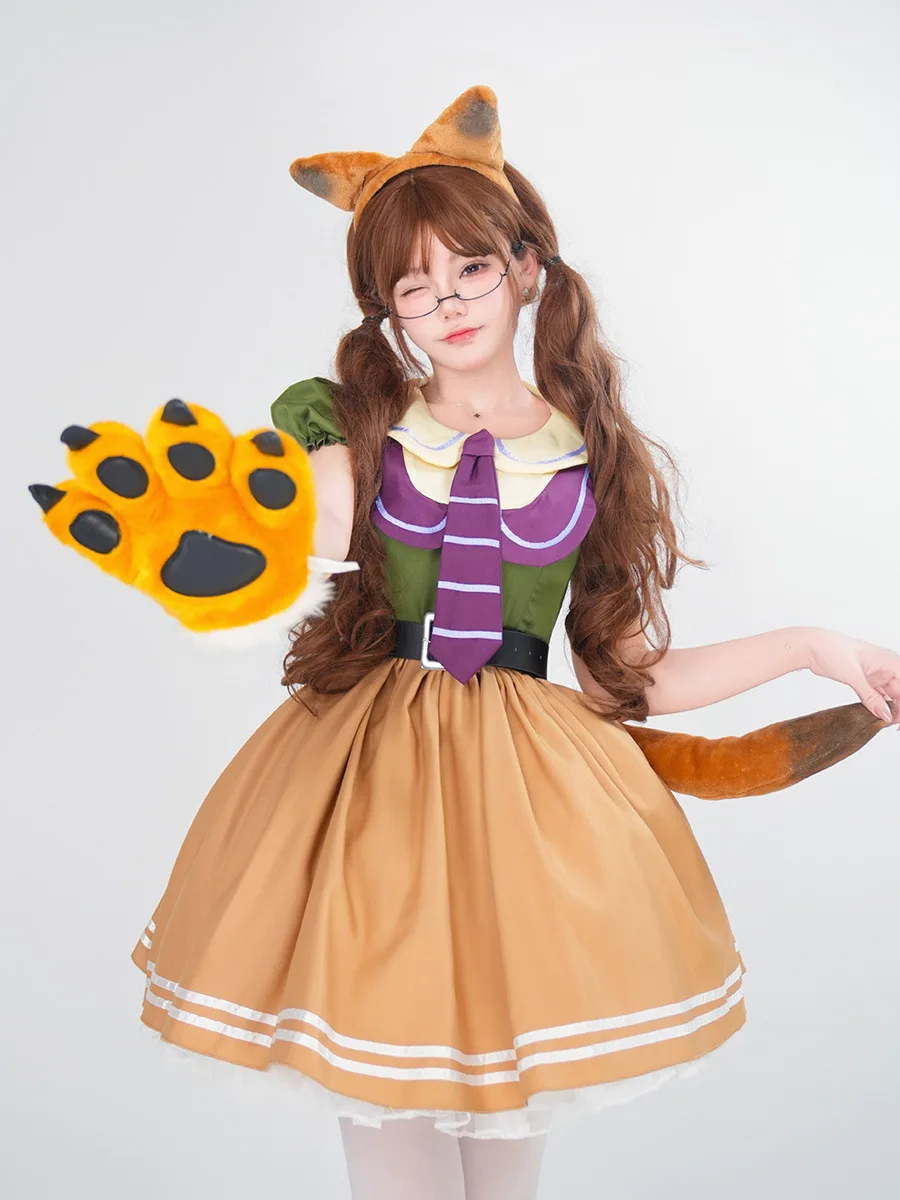 Zootopia Nick Fox Judy Cosplay Erwachsene Kostüm Halloween Cosplay Bühnenoutfit Image