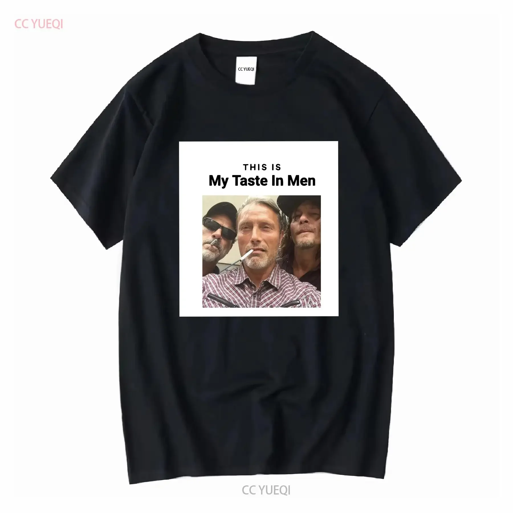 Lana del Rey Shirt Jeffrey Dean Morgan Norman Reedus Mads Mikkelsen T-Shirt The Walking Dead y2k ästhetisch Vintage Washed Stylish