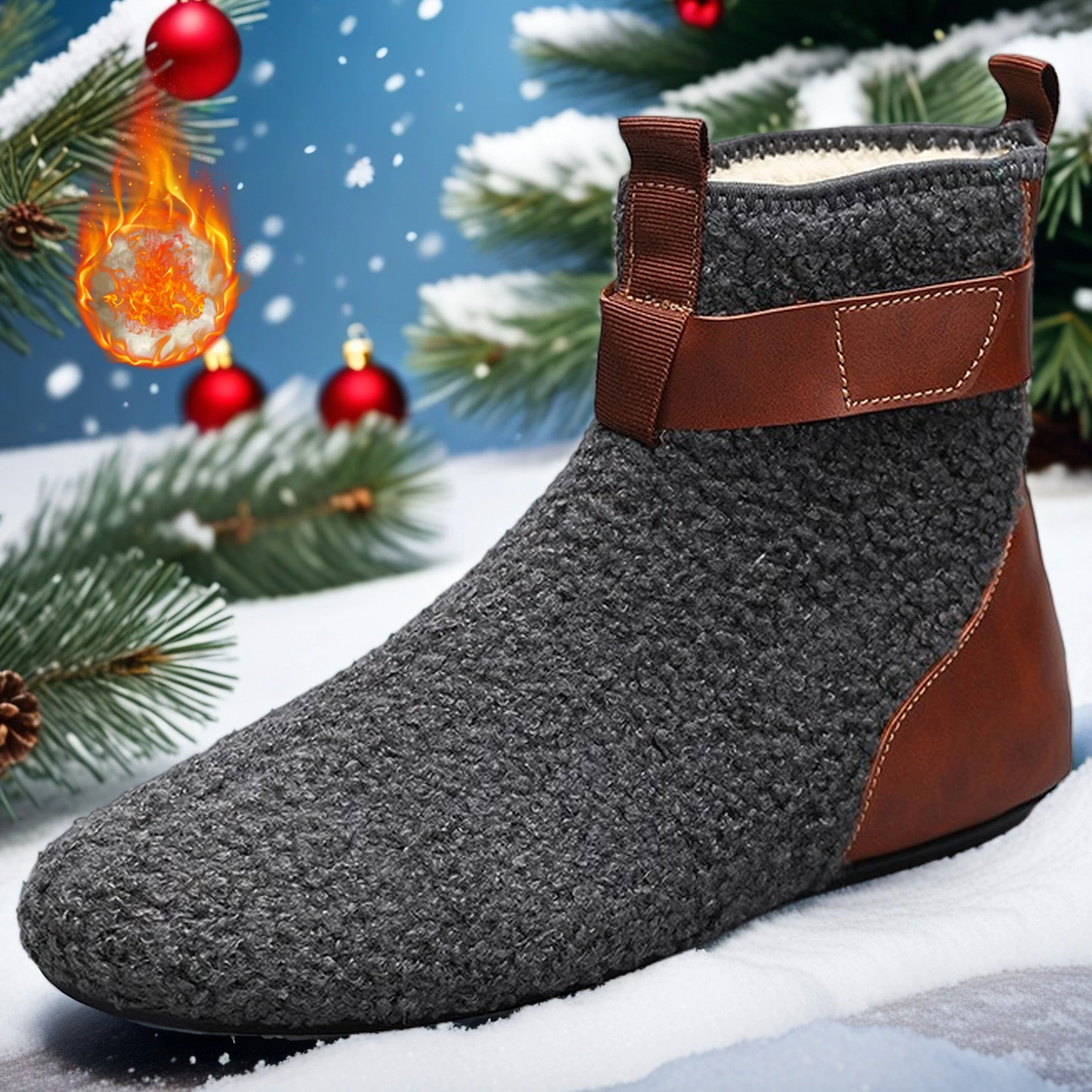 YRZL Herrenschuhe, männliche Stiefel, warme Hausschuhe, flache Schuhe, weicher dünner Boden, lässige Baumwollhausschuhe, bequeme Herren-Hausschuhe für Herren