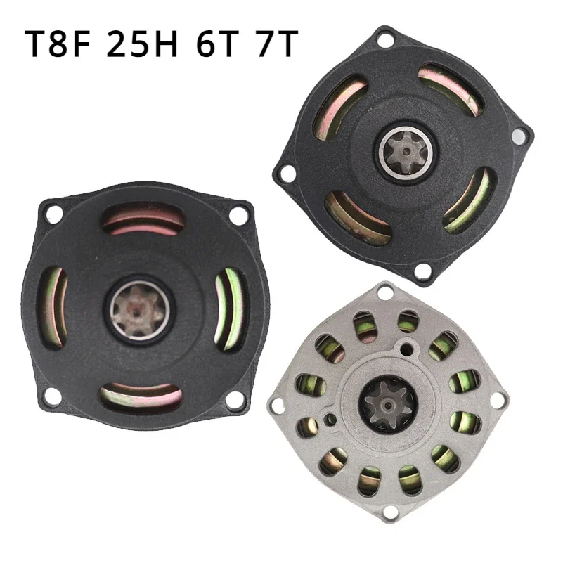 Trommelgetriebe mit Kupplungsgehäuse, für 47cc 49cc 7-Zahn-Kleingetriebe Go Kart, T8F 25H 6T 7T Image