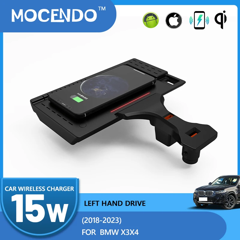 15W Drahtloses Laden für BMW X3 G01 X4 G02 Autozubehör Schnelles Telefon-Ladegerät Modifikation 2018-2023 Image