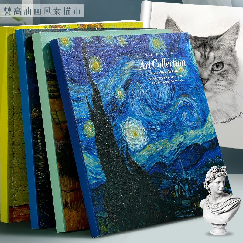 20k dickes Skizzenbuch, Zeichenbuch, Skizzenbuch, leeres Buch für Kunststudenten, handgezeichnetes Zeichenbuch Image