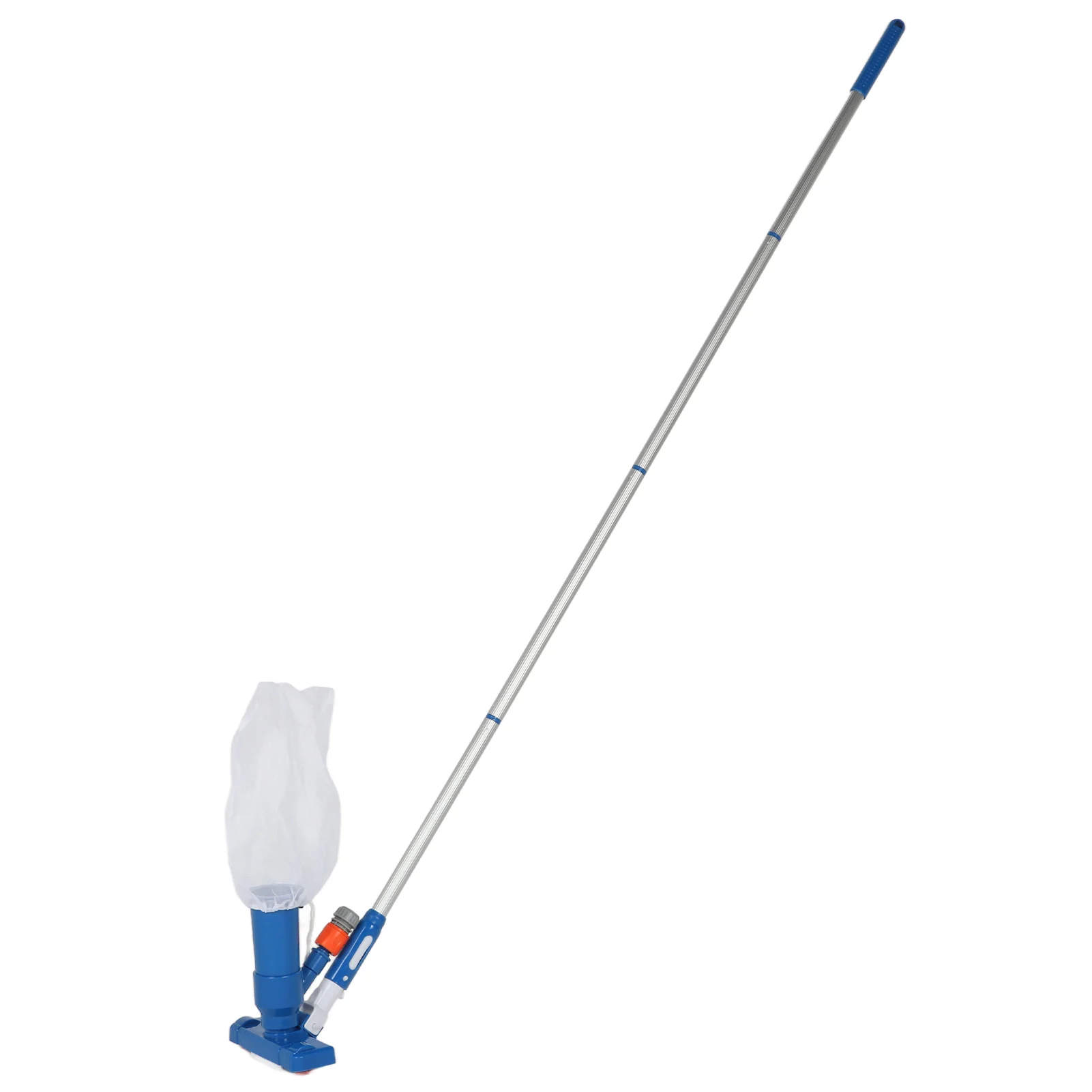 Tragbarer Schwimmbad-Vakuums trahl mit 4-teiligen Stangen Unterwasser reiniger für Whirlpool-Teich brunnen Image