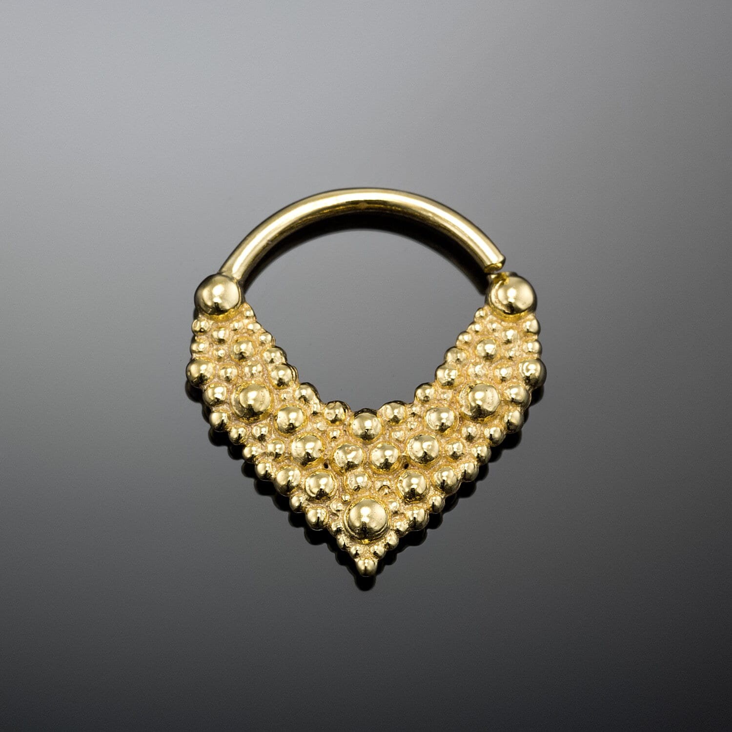 Gioielli per setto nasale, anello per setto nasale in oro, anello per setto nasale tribale, anello per setto nasale indiano, piercing per setto nasale
