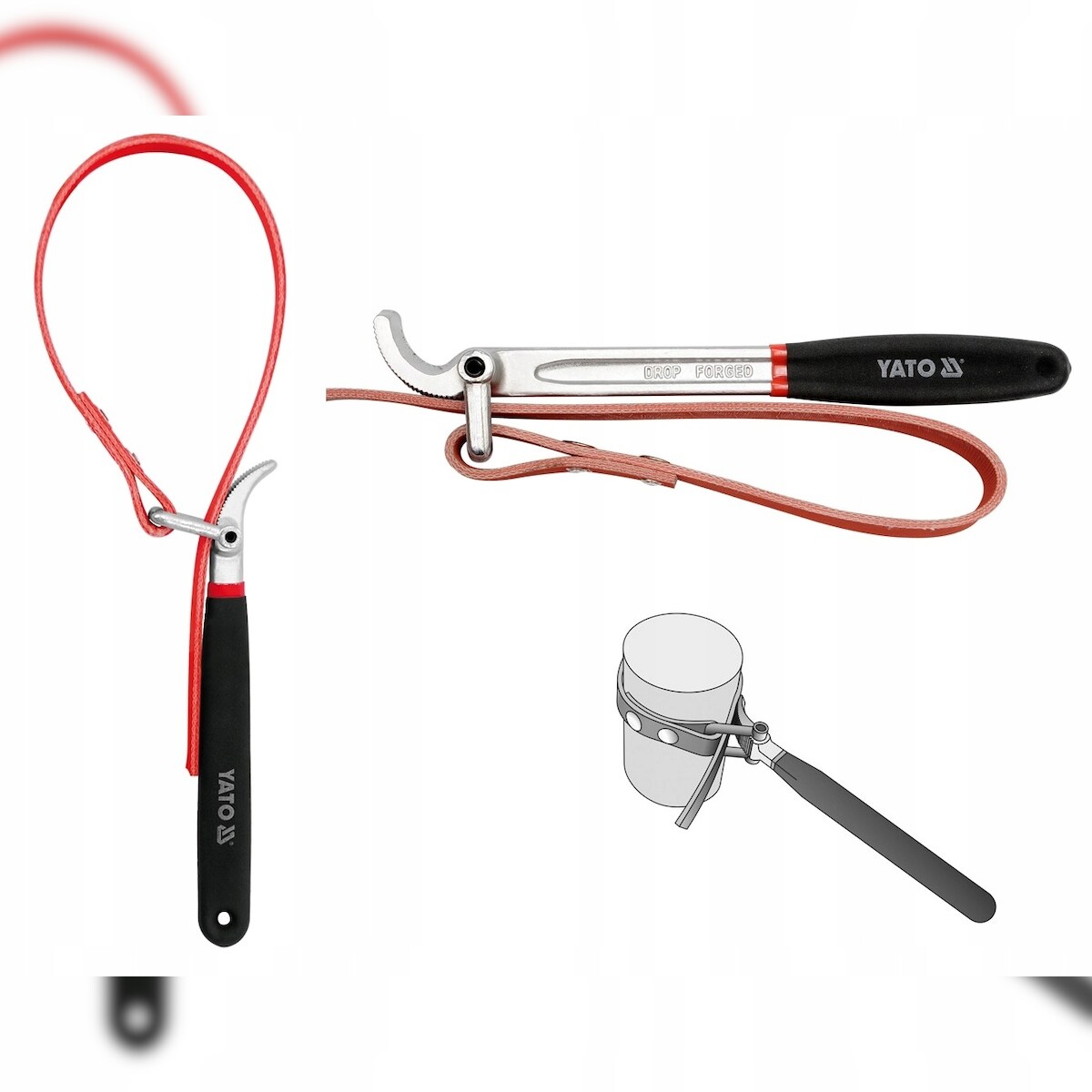 Ölfilterschlüssel, Bandschlüssel 100-200mm Image