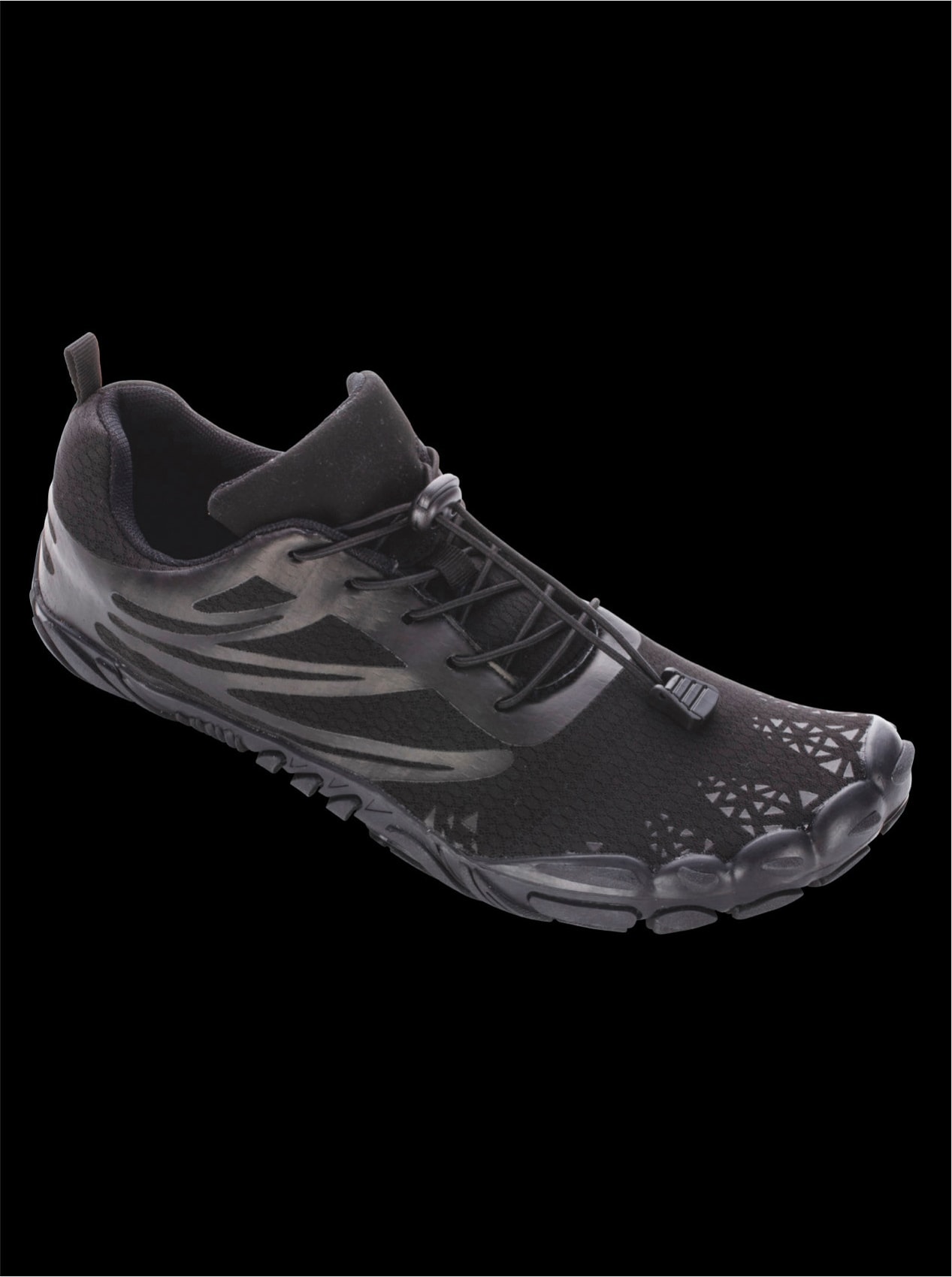 Badeschuh FASHY, Damen, Gr. 43, schwarz, Synthetik, Schuhe Badeschuh