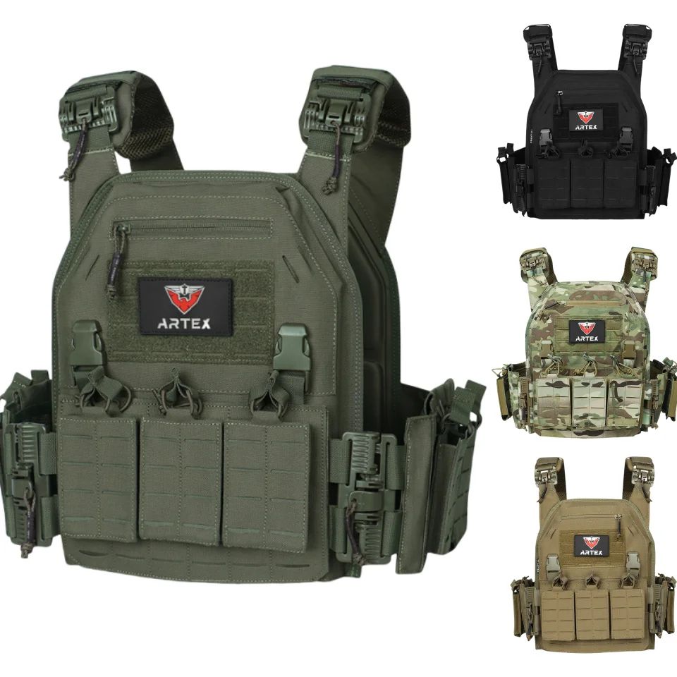 Ranger Green Tactical Plate Carrier Vest a
