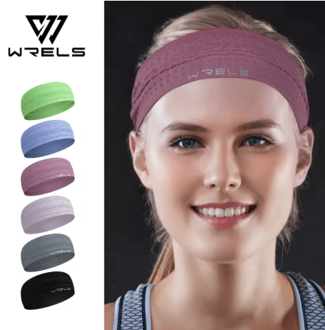 Unisex Non Slip Sports Headband Moisture Wicking Workout Sweatband For Running Cycling And Yoga green