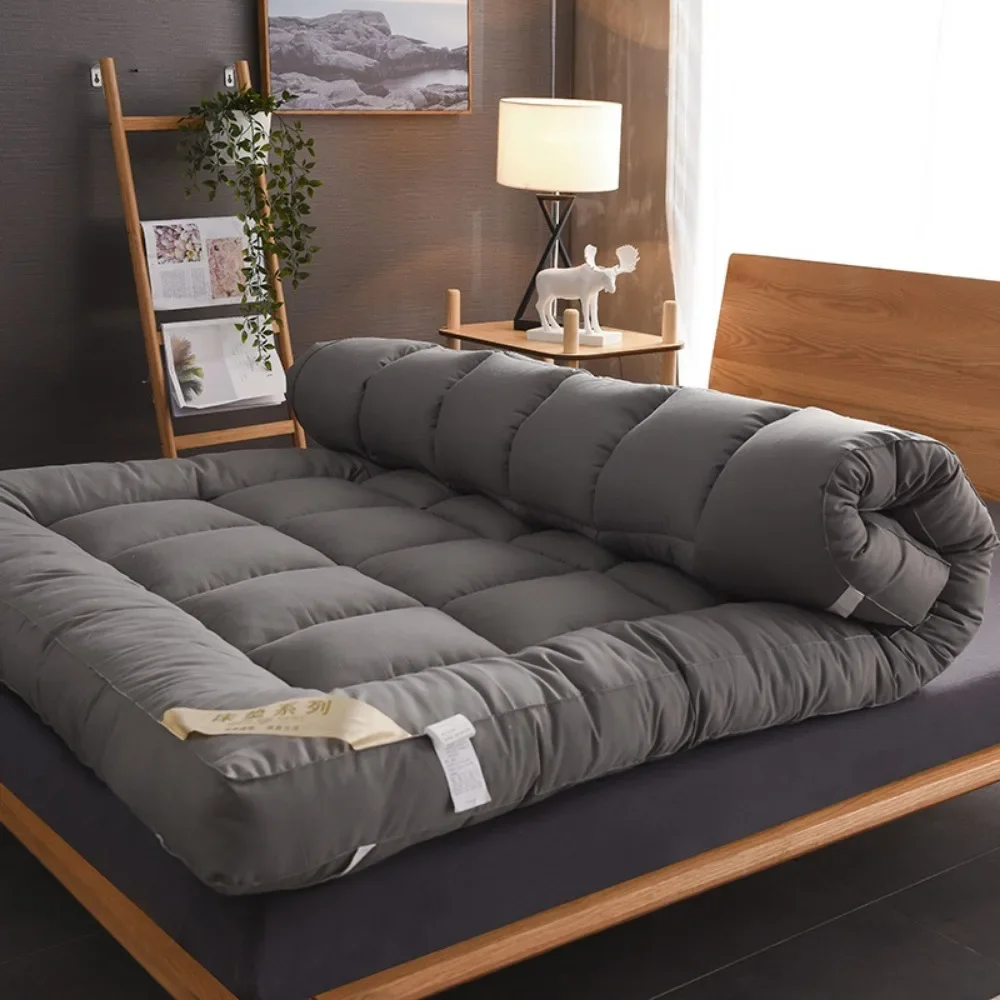 Tatami Mattress For Adults, Foldable Dormitory Mattress, Breathable Thickened Japanese Style Mattress, Versatile Sleep grey 150x200cm