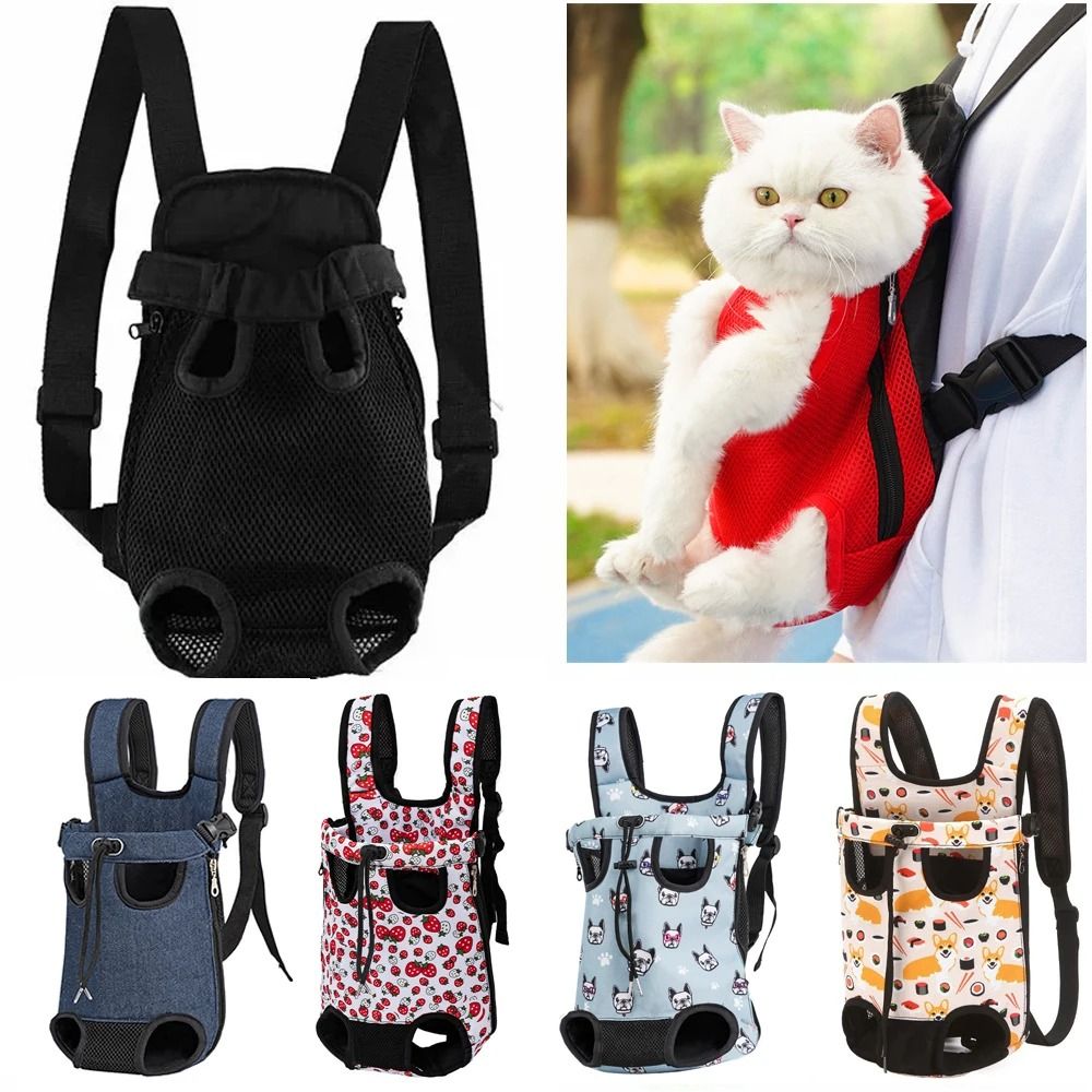 Adjustable Cat Carrier Backpack Double Shoulder Pet Travel Bag For Cats And Small Dogs m 10