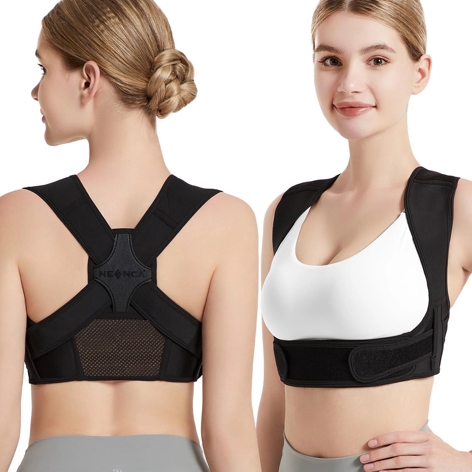 Adjustable Shoulder Posture Corrector black s M