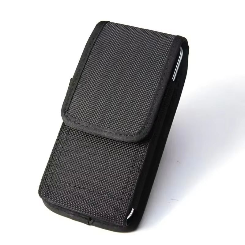 Tactical Cell Phone Pouch Holster With Free D Ring Buckle Portable Nylon Wallet Card Carrying Case 3.15x5.90in