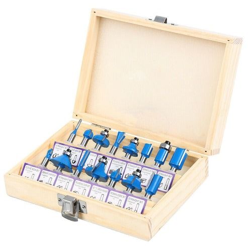 Tungsten Carbide Carbon Milling Cutter Router Bit Set, Shank, Versatile & Durable For Woodworking And Home Improvement Tungsten Carbide Carbon Milling Cutter Router Bit Set, Shank, Versatile & Durable For Woodworking And Home Improvement