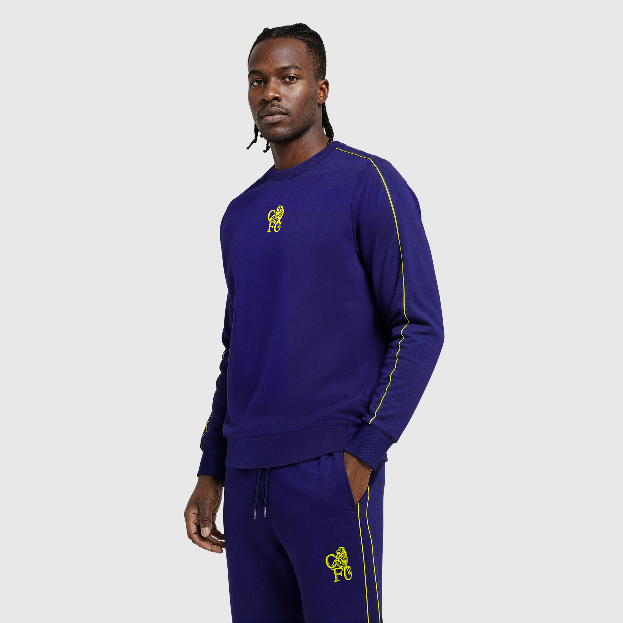 Chelsea Retro Crest Sweatshirt – Marineblau Image