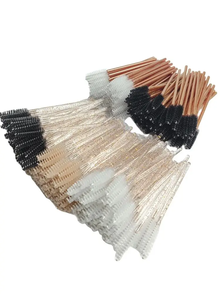 Shinny Einweg-Wimpernbürsten-Applikatorstäbe Masacra Augenbrauen-Make-up-Werkzeuge Spooler Kamm Image