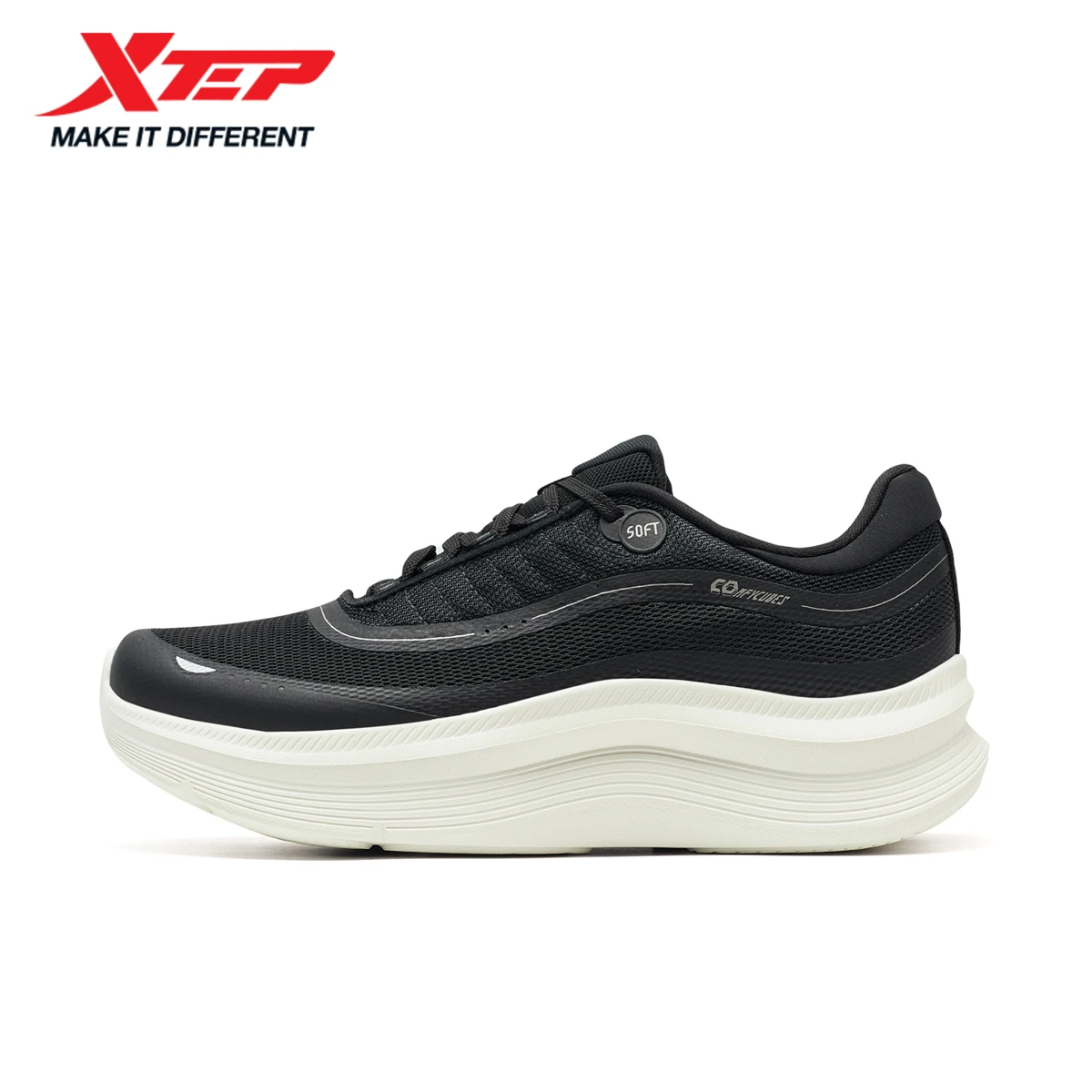 Xtep chaussures de course pour femmes 2025 nouvelles baskets d'étudiant en cuir respirant absorbant les chocs chaussures de sport légères 975318110070