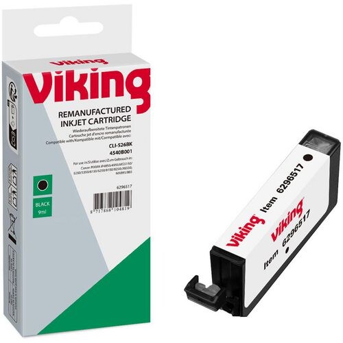 Viking CLI-526BK Kompatibel Canon Tintenpatrone Schwarz Image