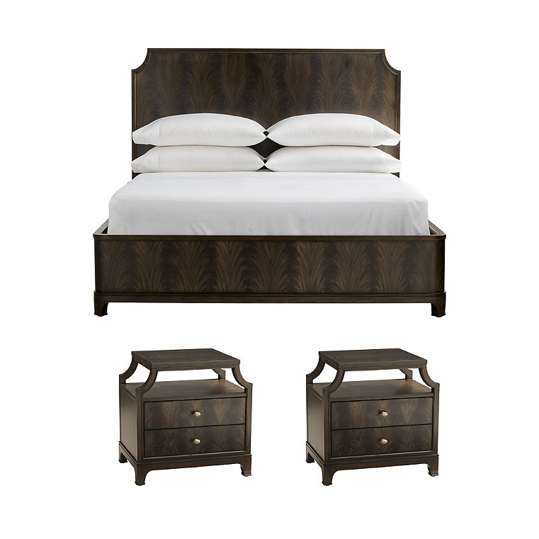 Langston Bedroom Set in Dark Truffle - King - Frontgate