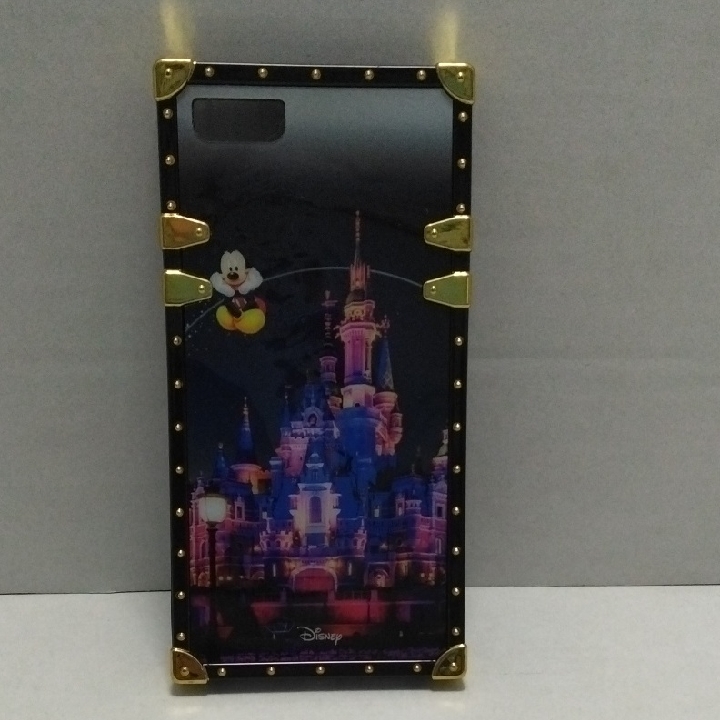 Disney Cell Phones & Accessories | Disney Mickey Mouse Castle Iphone 7 Phone Case - Black And Gold | Color: Black/Gold | Size: Os
