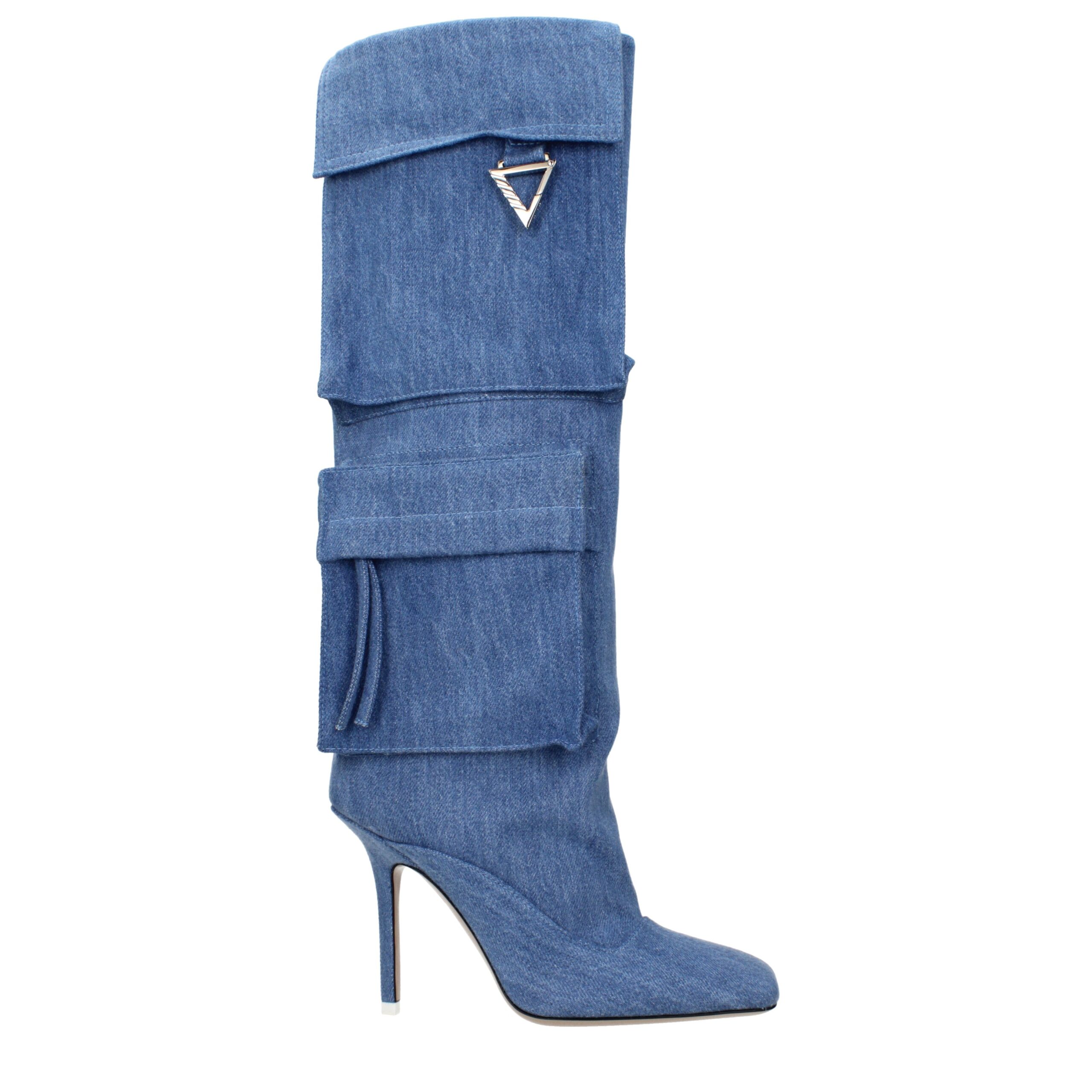 Denim High Heel Stiefel EU 37