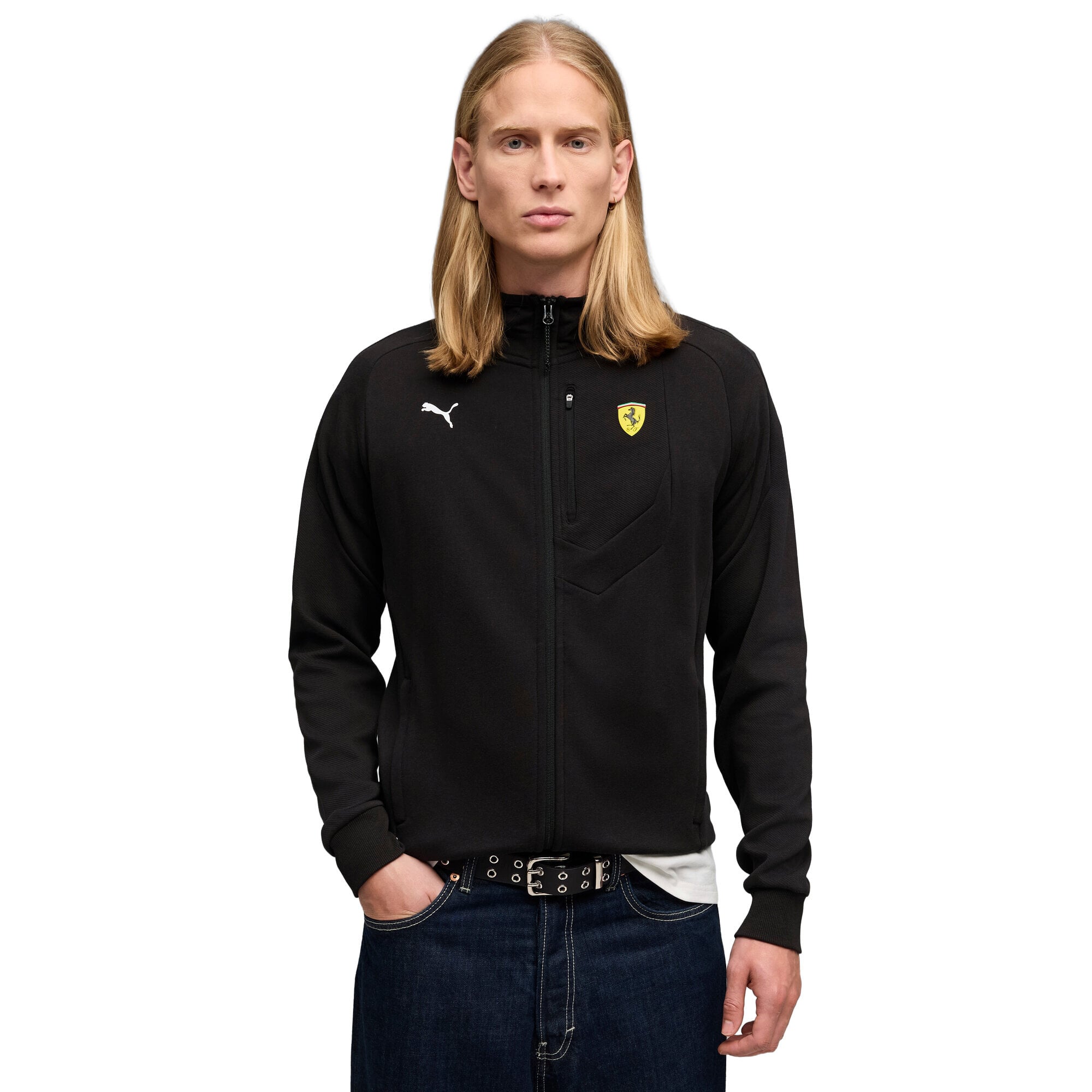 Sweat-shirt Ferrari HDD de Puma - Noir - Homme Taille: S