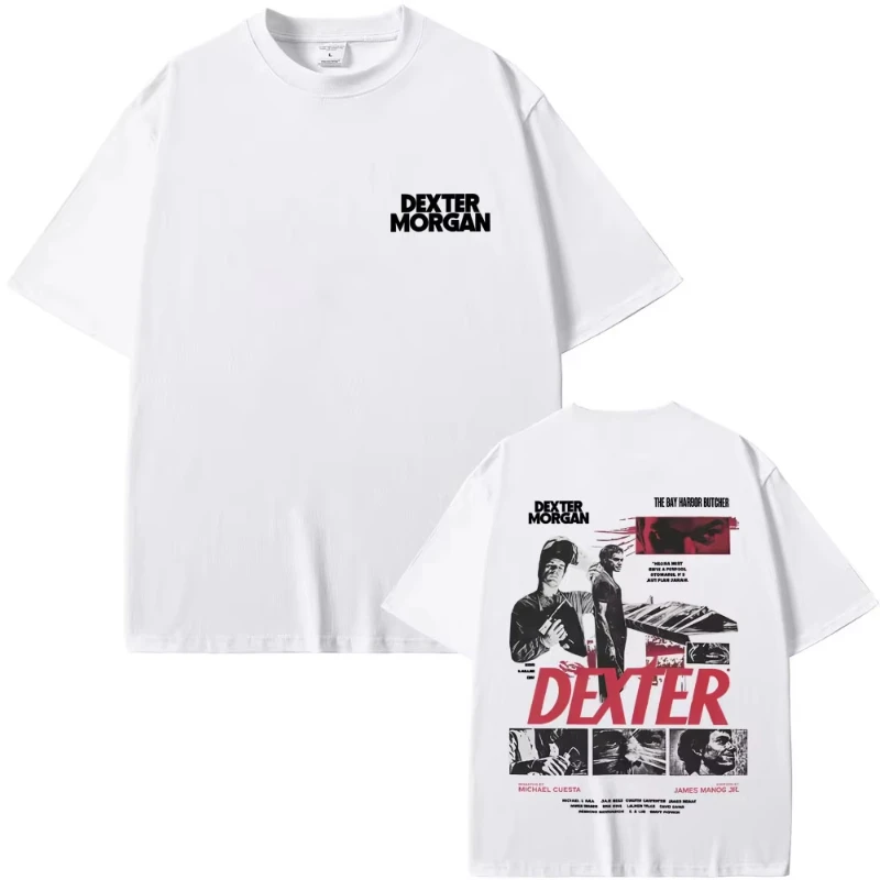 Dexter Morgan The Bay Harbor Butcher T-shirt männer Frauen Kleidung Casual Vintage T Shirts Männliche Hip Hop Übergroßen T-shirt