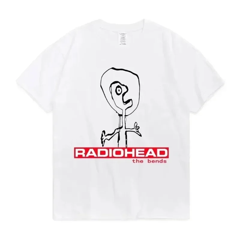 2025 sommer Radiohead Die Biegungen T-shirt Männer Frauen Baumwolle T Hip Hop Kurzarm T Shirt Kleidung T-shirts Tops Geschenk für Fans