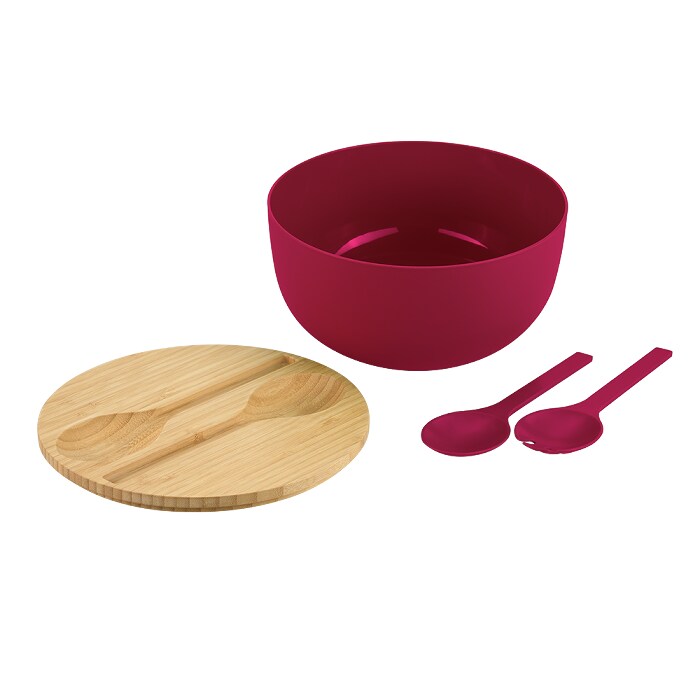 KESPER Salatschale, beere, Bambus, FSC 13x24x24cm Image