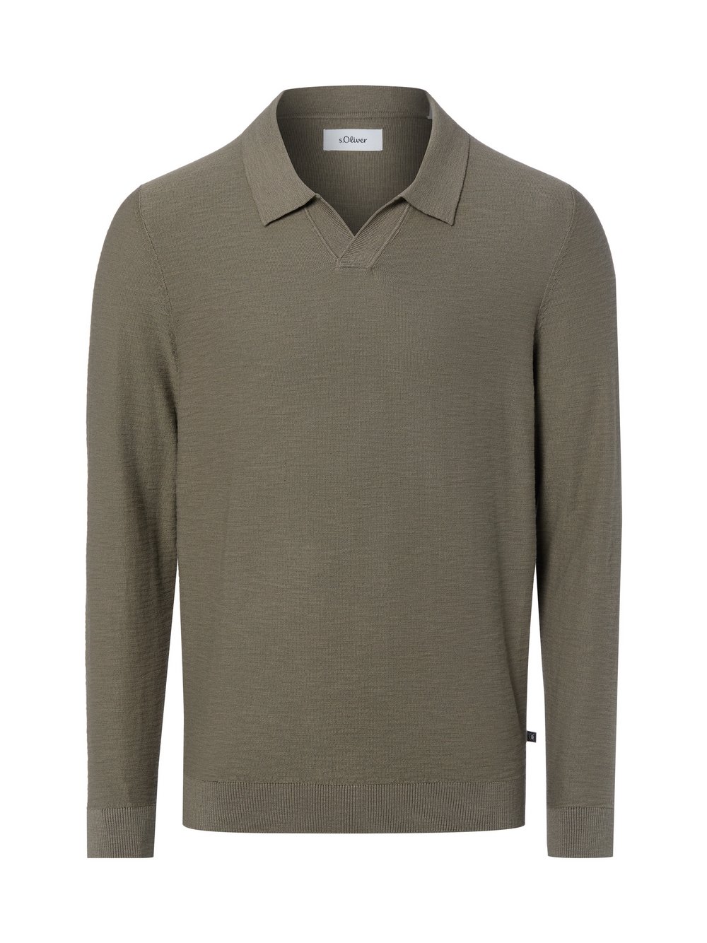 s.Oliver Strickshirt Herren oliv, M Image