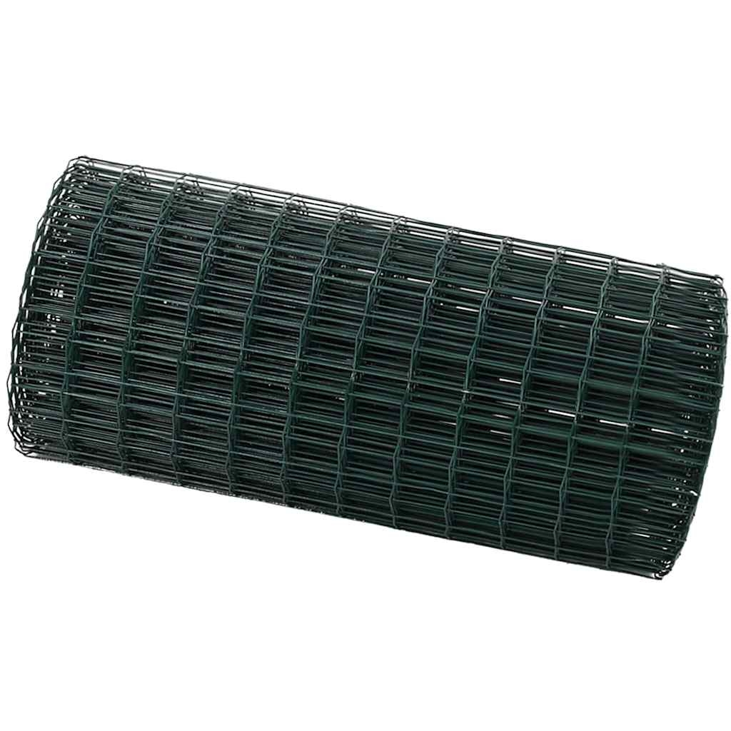 vidaXL Eurozaun Grün 0,6 x 50 m PVC-beschichtetes Eisen Image