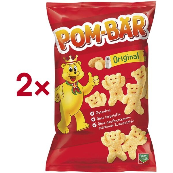 POM-BÄR Kartoffelchips »Original« 2x 75g Image