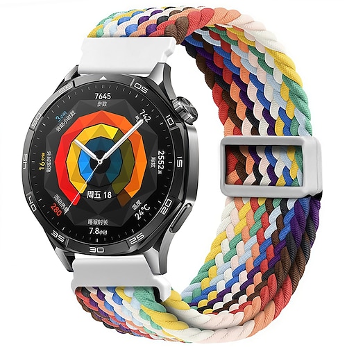 Uhrenarmband für Garmin Venu 4 3 Sq 2 Plus Vivoactive 6 5 4 Approach S50 S70 S42 Forerunner 970 570 165 265 965 955 255 55 Vívomove Sport D2 Air X10 Stoff Ersatz Gurt Schnellspanner Sportarmband Image