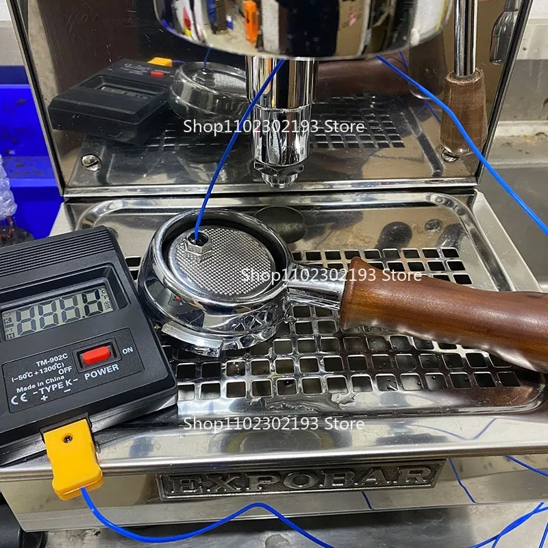 Druckmessgriff für Kaffeemaschine E61, 58-mm-Temperaturmessgriff Image