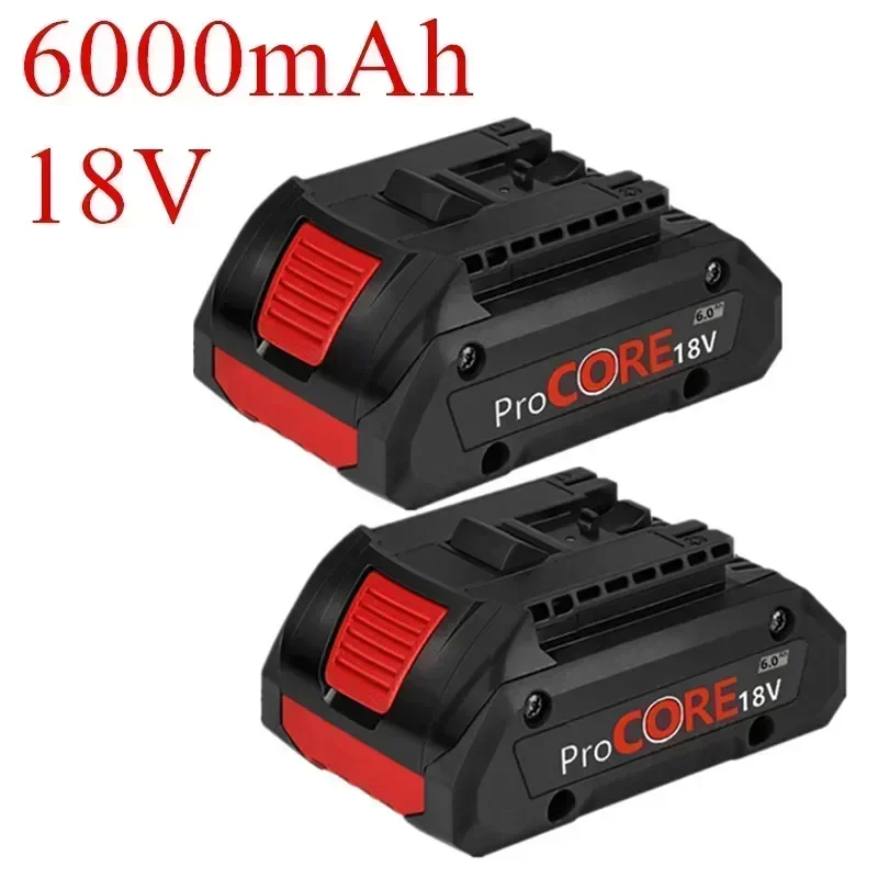 Verbesserter 18V 6,0Ah kleiner und leichter Li-Ion-Akku für Procore 1600A016GB für Bosch 18V Max Akku-Bohrschrauber Image