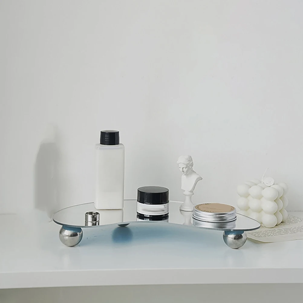 1Pcs Acryl Reflektierende Display Tablett Aromatherapie Ornamente Fotografie Prop Schmuck Elektronik Kleine Produkte Fotografie Image