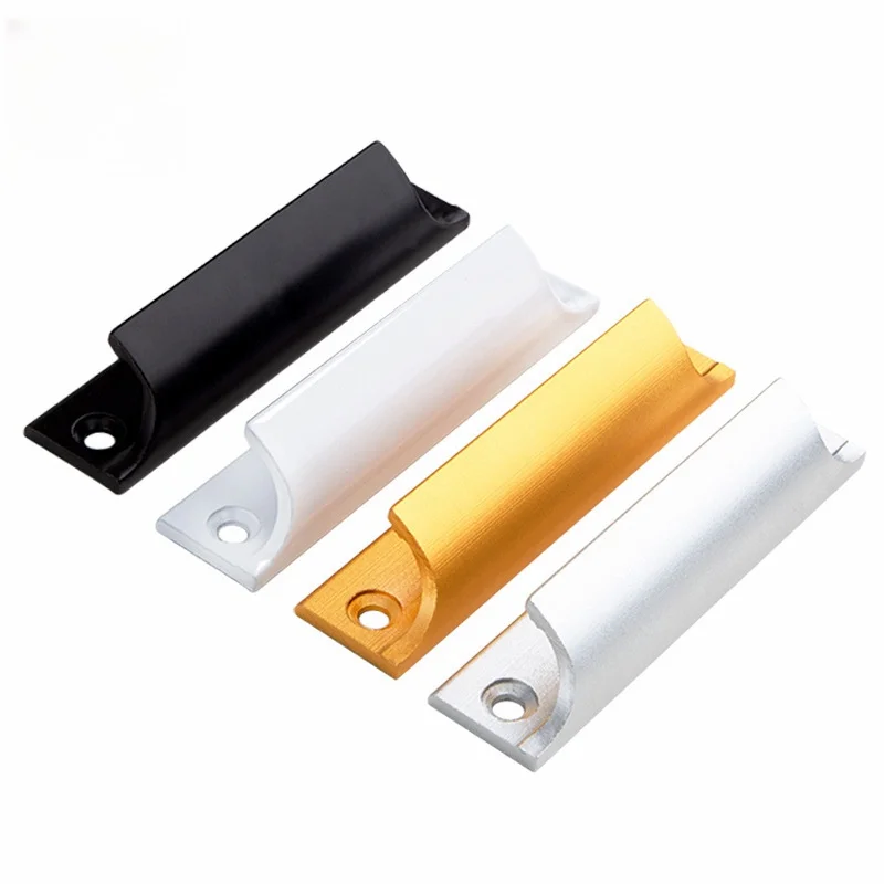 1/4/8 Stück Neue Aluminiumlegierung Türgriffe Push-Pull Balkontor Fenstergriffe Möbelknöpfe Hohe Qualität Image