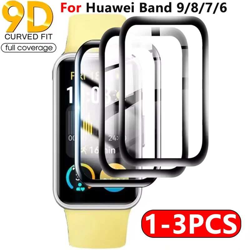 1-3PCS 9D Screen Protector Film Für Huawei Band 9 HD Weiche TPU Film Anti-scratch Abdeckung schutz Film Für Huawei Band 6 7 8 9 Image