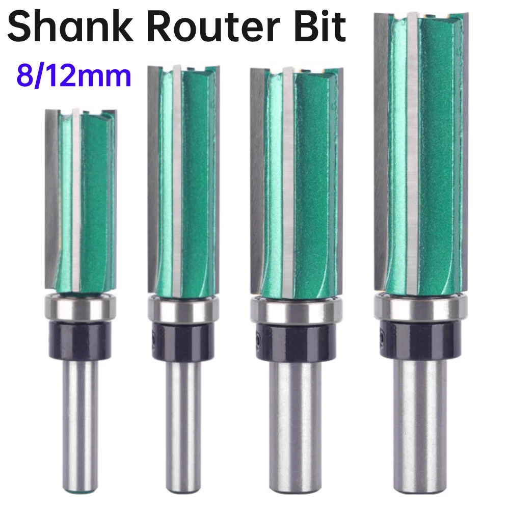 Router Bit Schaft Cutter Router Bit Trimmen Werkzeug Haken & Scher Winkel DIY Holzbearbeitung Fräser Vier Klingen Bohrer bits Werkzeuge Image